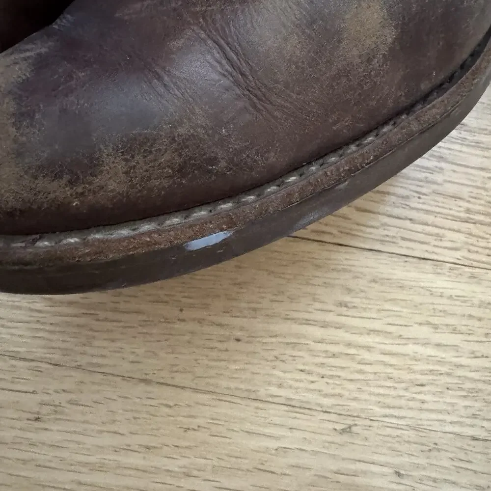 Red Wing Pecos 1105 Mens Size 11.5 D‎ Pull-On Work Boot USA Made Reddish Brown
